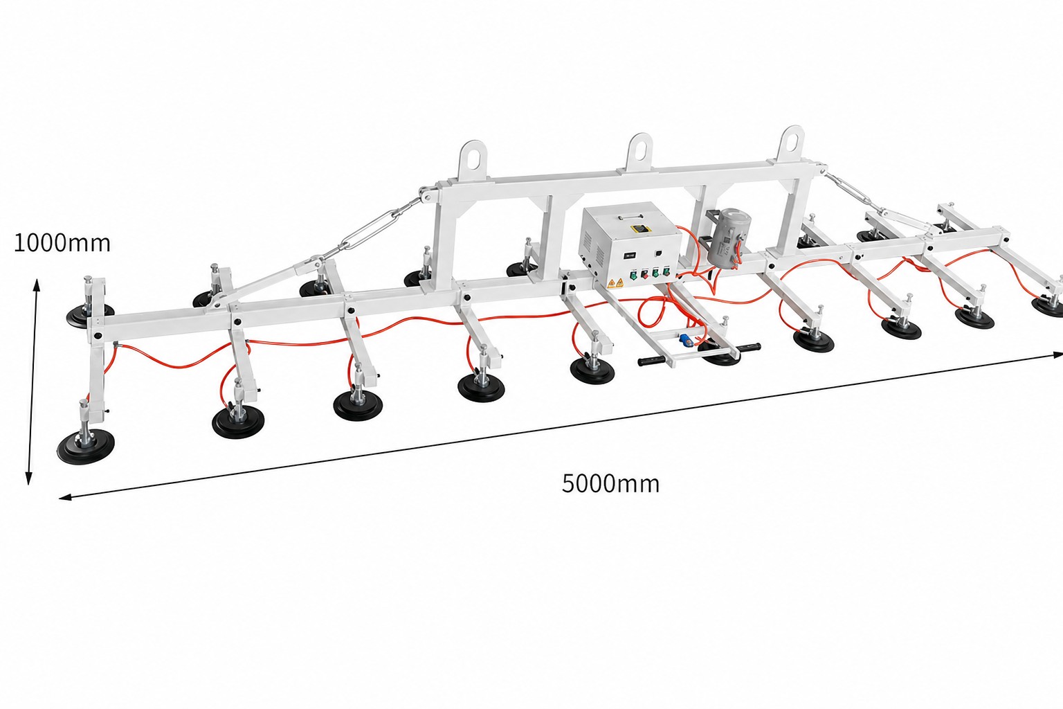 Plate and panel vacuum lifter